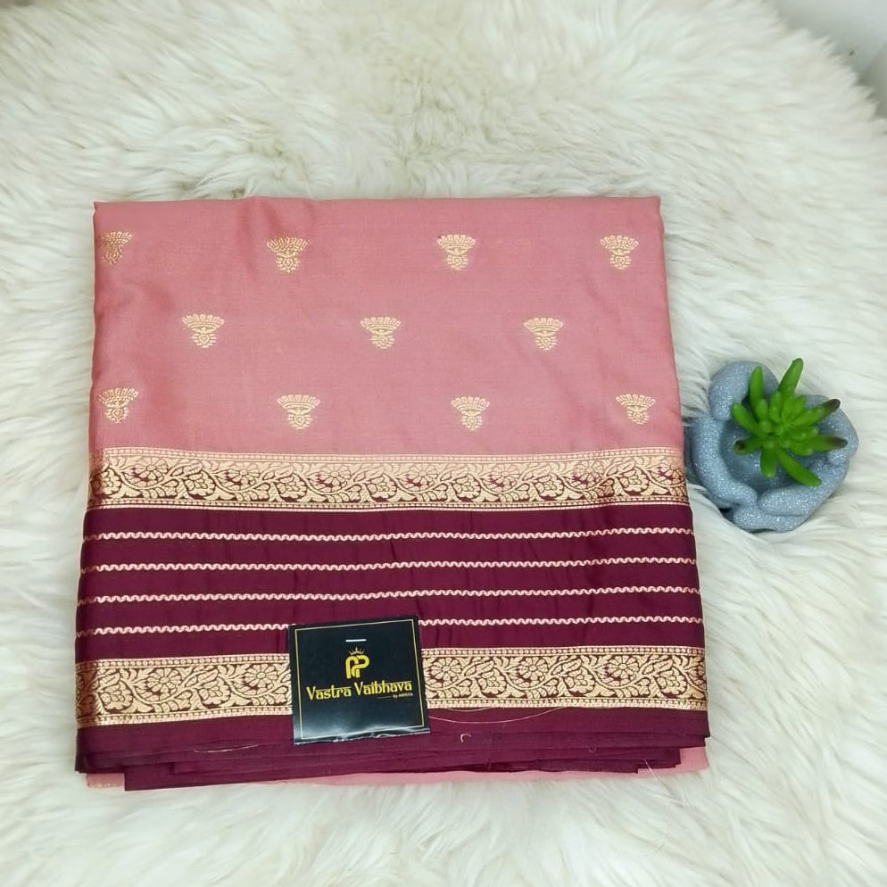 SEMI SILK SAREE - JUMKA MOTIFS