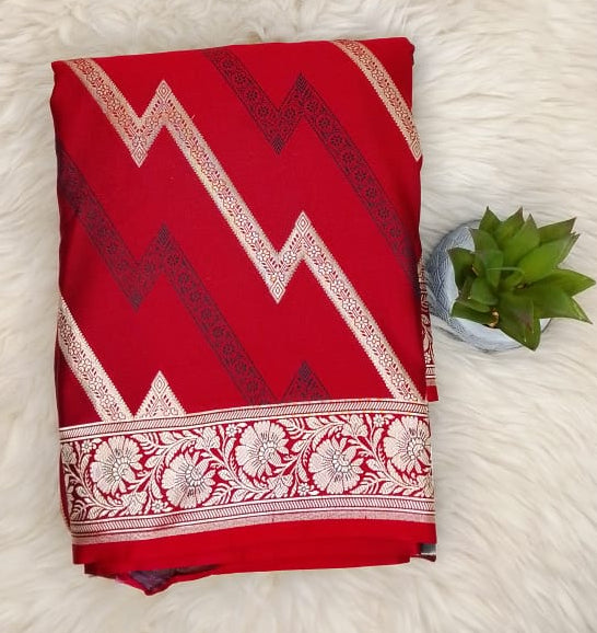 Premium Quality  Mashroo Silk Saree- TANCHI