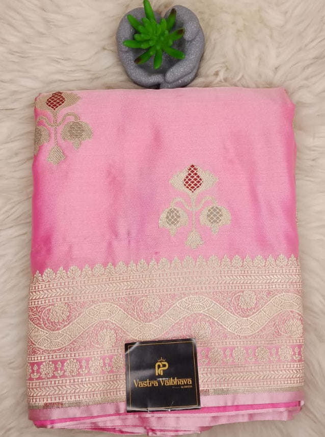 Banarasi Mashroo Saree