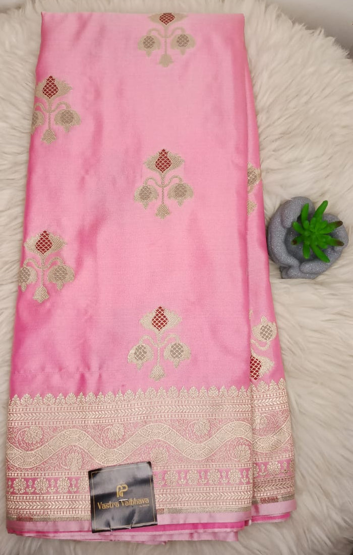Banarasi Mashroo Saree