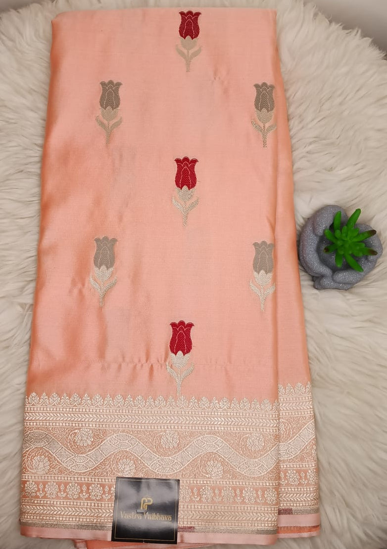 Banarasi Mashroo Saree