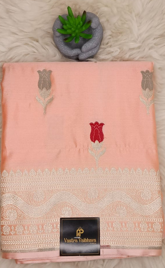 Banarasi Mashroo Saree