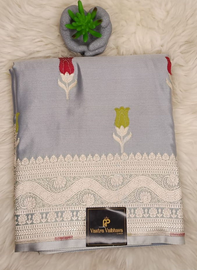 Banarasi Mashroo Saree