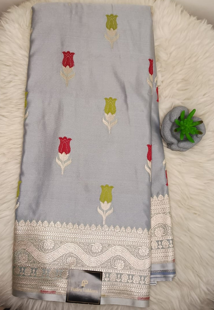 Banarasi Mashroo Saree