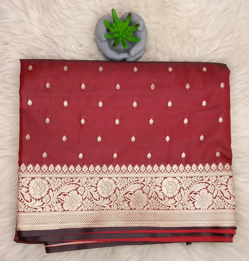 Banarasi Nylon Mashroo Saree