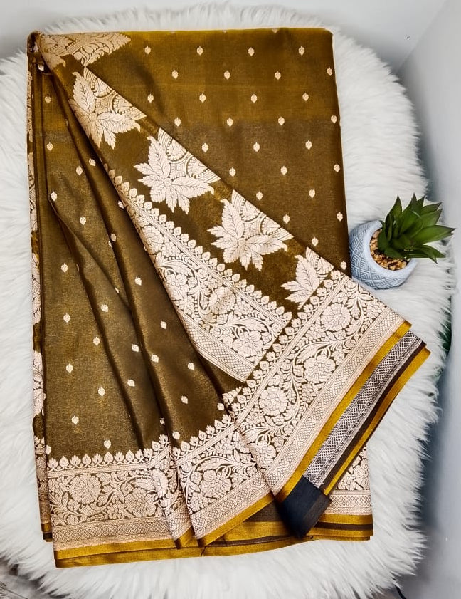 Banarasi Nylon Mashroo Saree