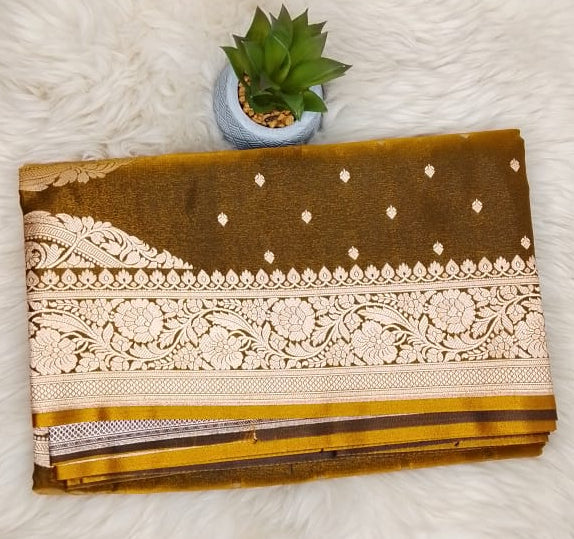 Banarasi Nylon Mashroo Saree