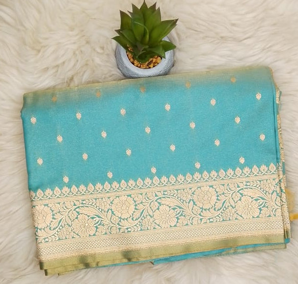 Banarasi Nylon Mashroo Saree