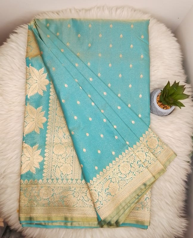 Banarasi Nylon Mashroo Saree