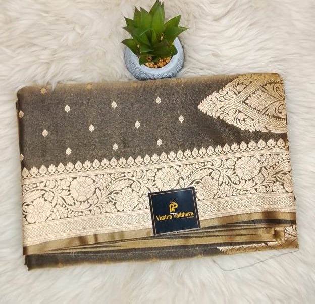 Banarasi Nylon Mashroo Saree