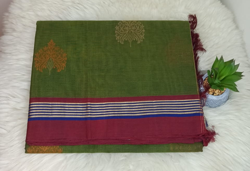 Pure Handloom Cotton 120/80 Saree