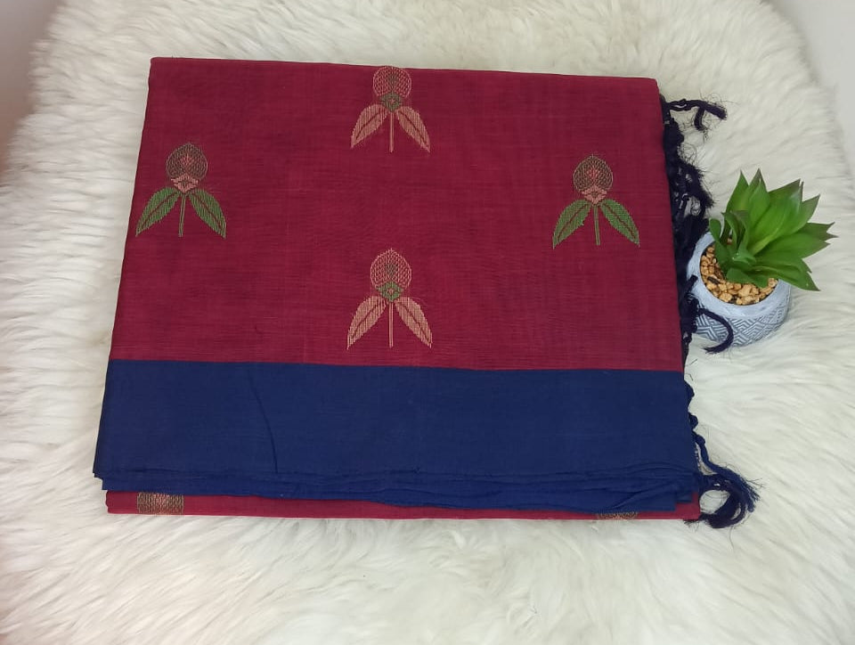 Pure Handloom Cotton 120/80 Saree