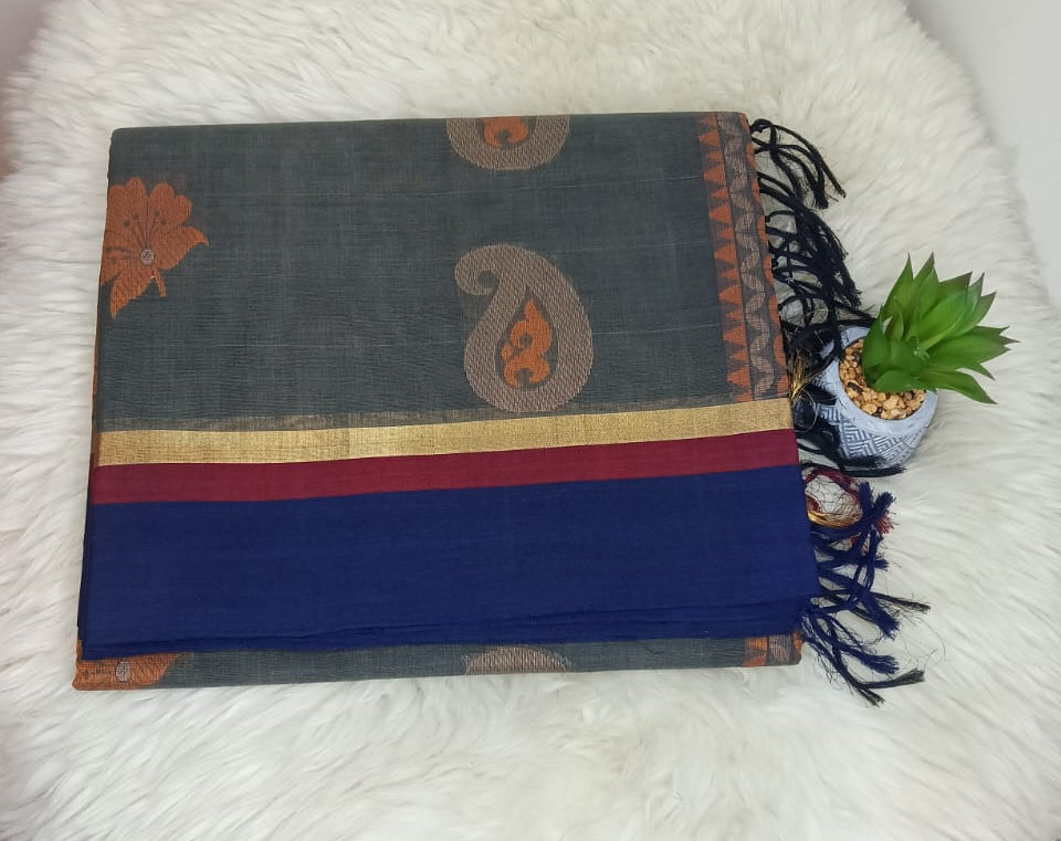 Pure Handloom Cotton 120/100 Saree