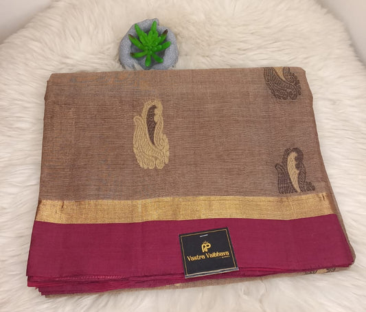 Pure Handloom Cotton 120/100 Saree