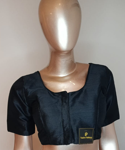 Raw Silk Plain Blouse