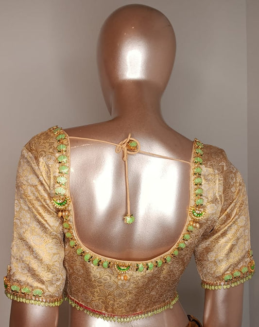 Hand Work Brocade Blouse -POUB