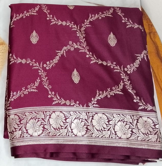 Banarasi Mashroo Katan Saree
