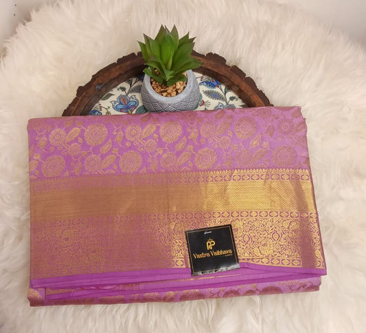 Pure Kanchipuram Brocade Silk Saree