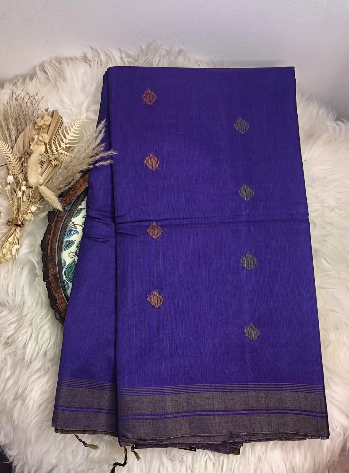 Cotton Kora Silk Saree H/L