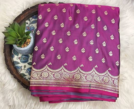 Banarasi Mashroo Silk Saree