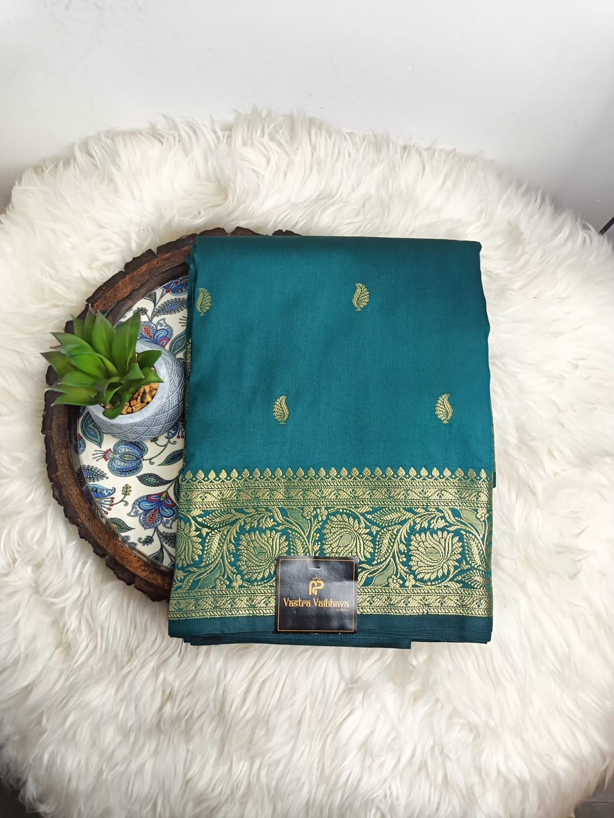 Semi Banarasi Katan Silk Saree