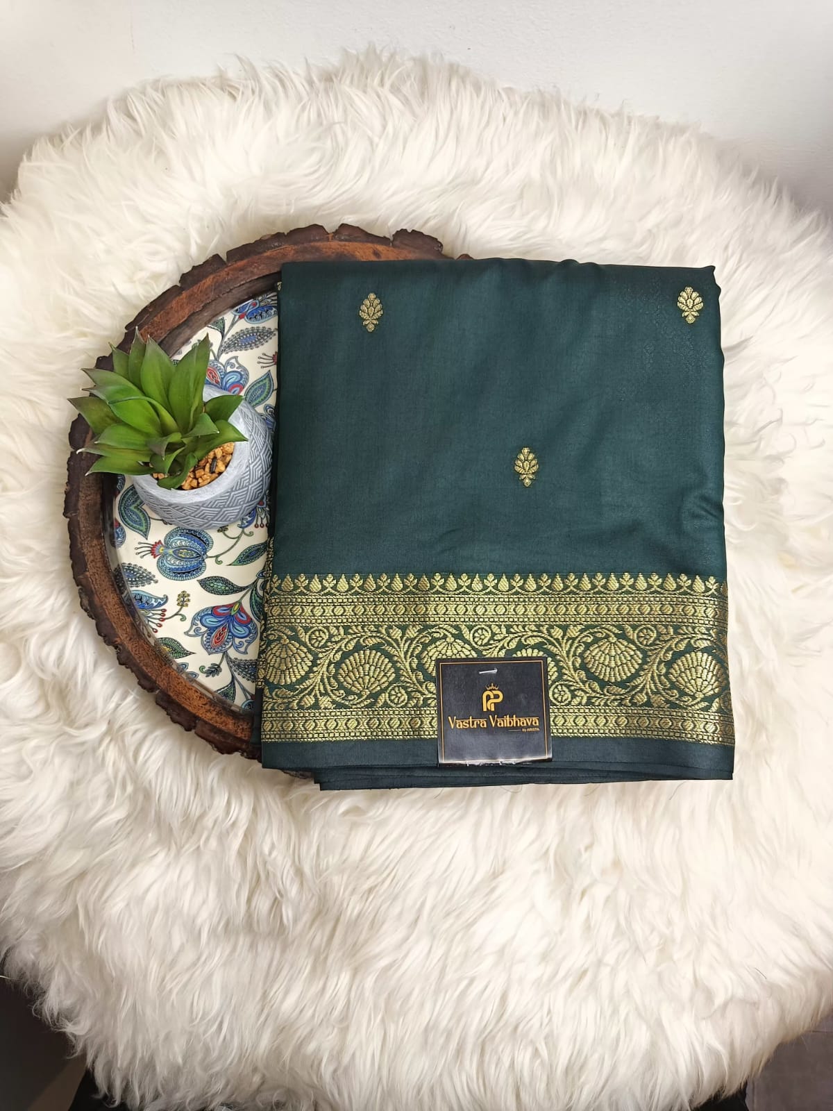 Semi Banarasi Katan Silk Saree