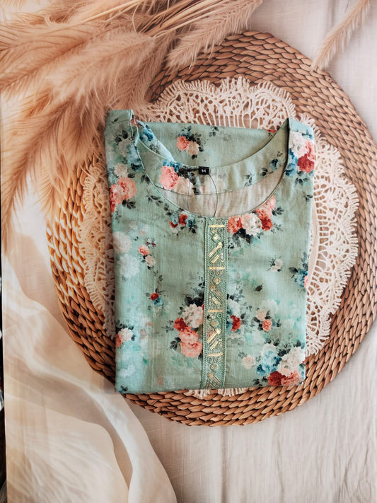 DISTEMPER COLOR FLORAL PRINT COTTON