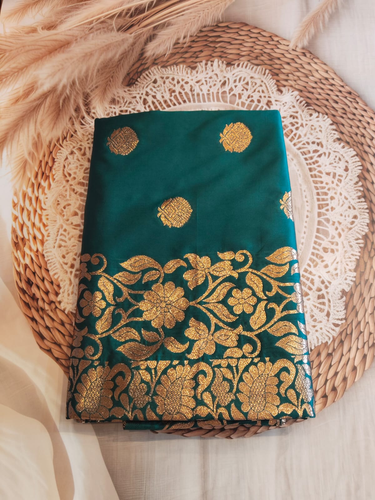 Semi Banarasi Silk Sarees