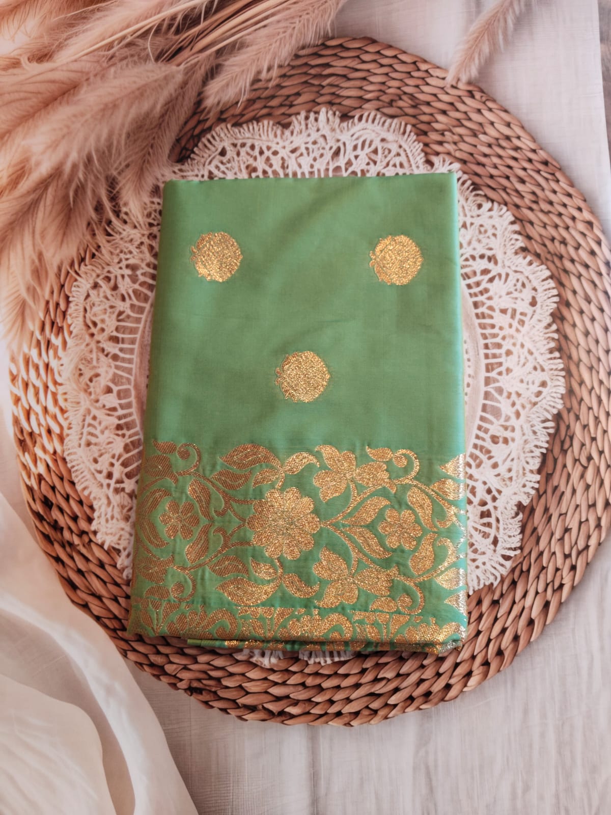 Semi Banarasi Silk Sarees