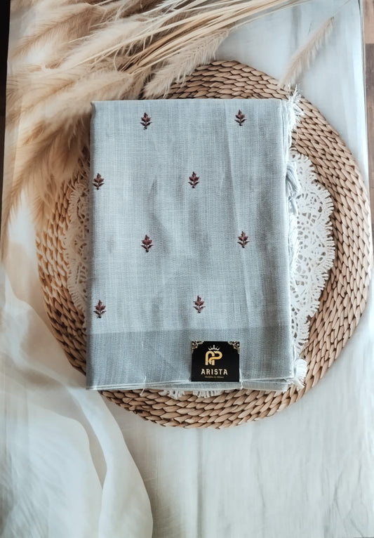 Linen Butta sarees
