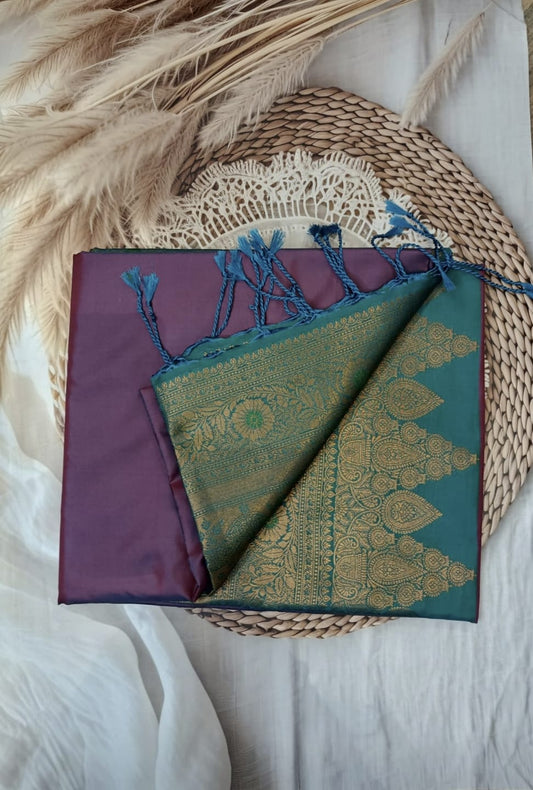 Semi kanchi Soft Silk Saree