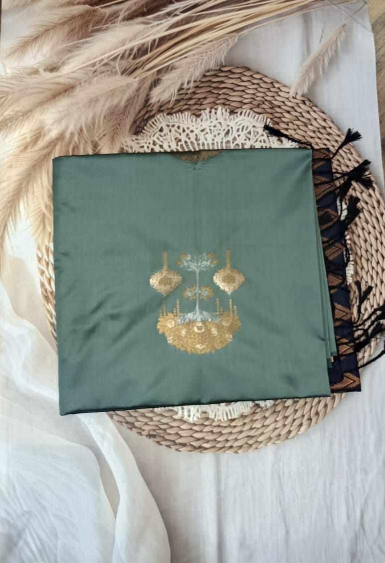 Semi kanchi Soft Silk Saree