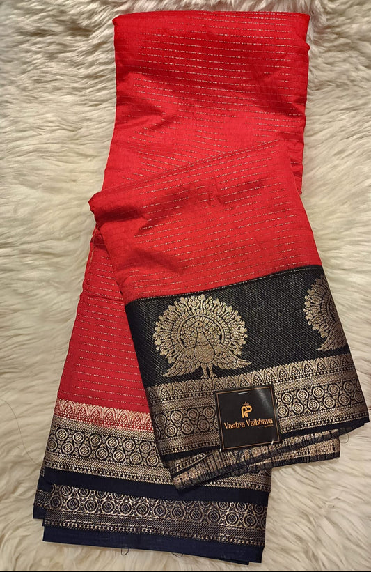 CANBERRY SILK - RED&BLACK