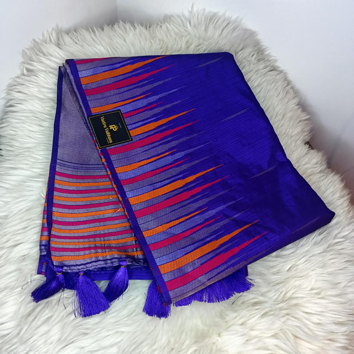 Bangalore Silk Saree –Rich  Royal Blue